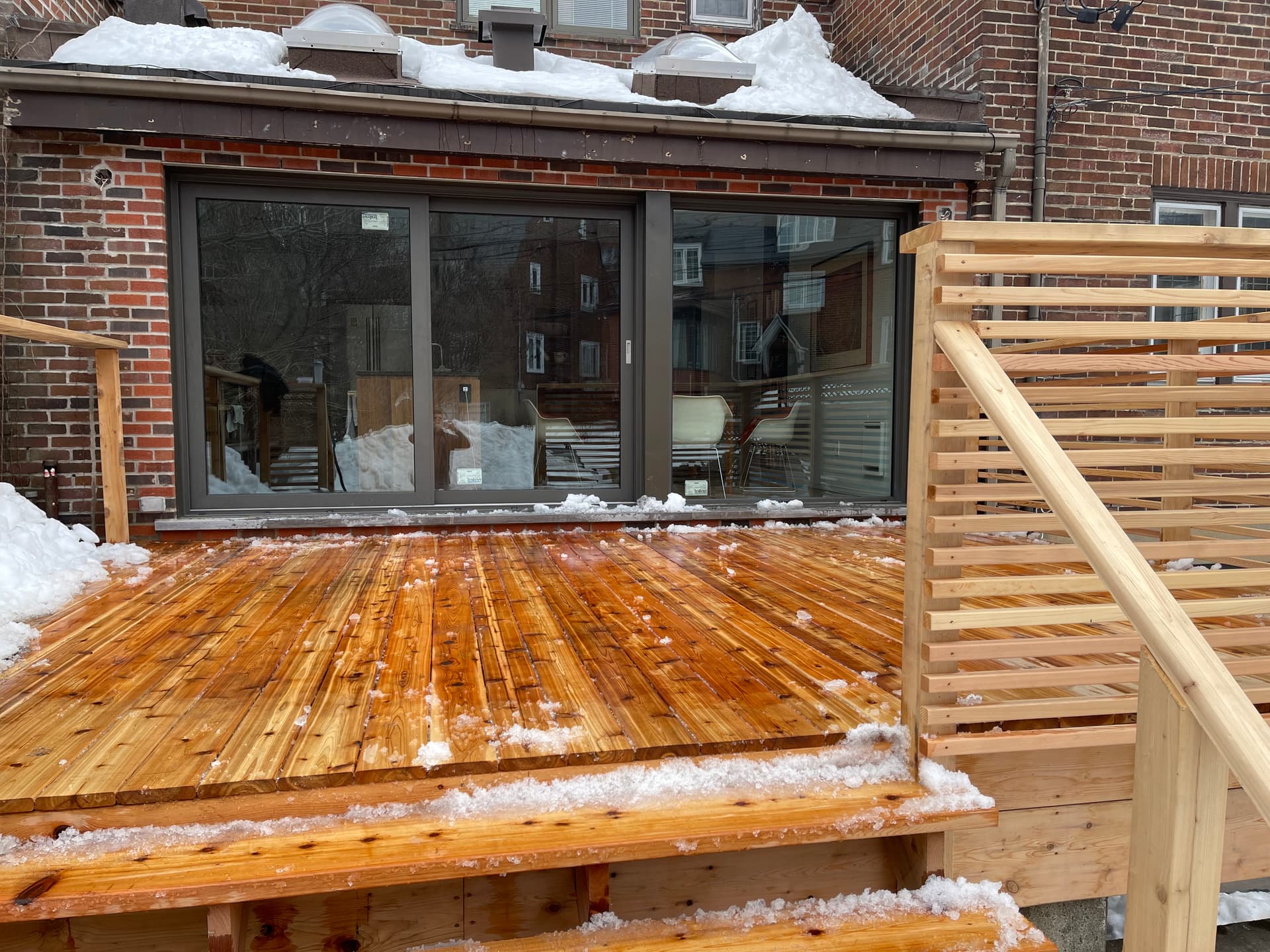 Property after snow removal