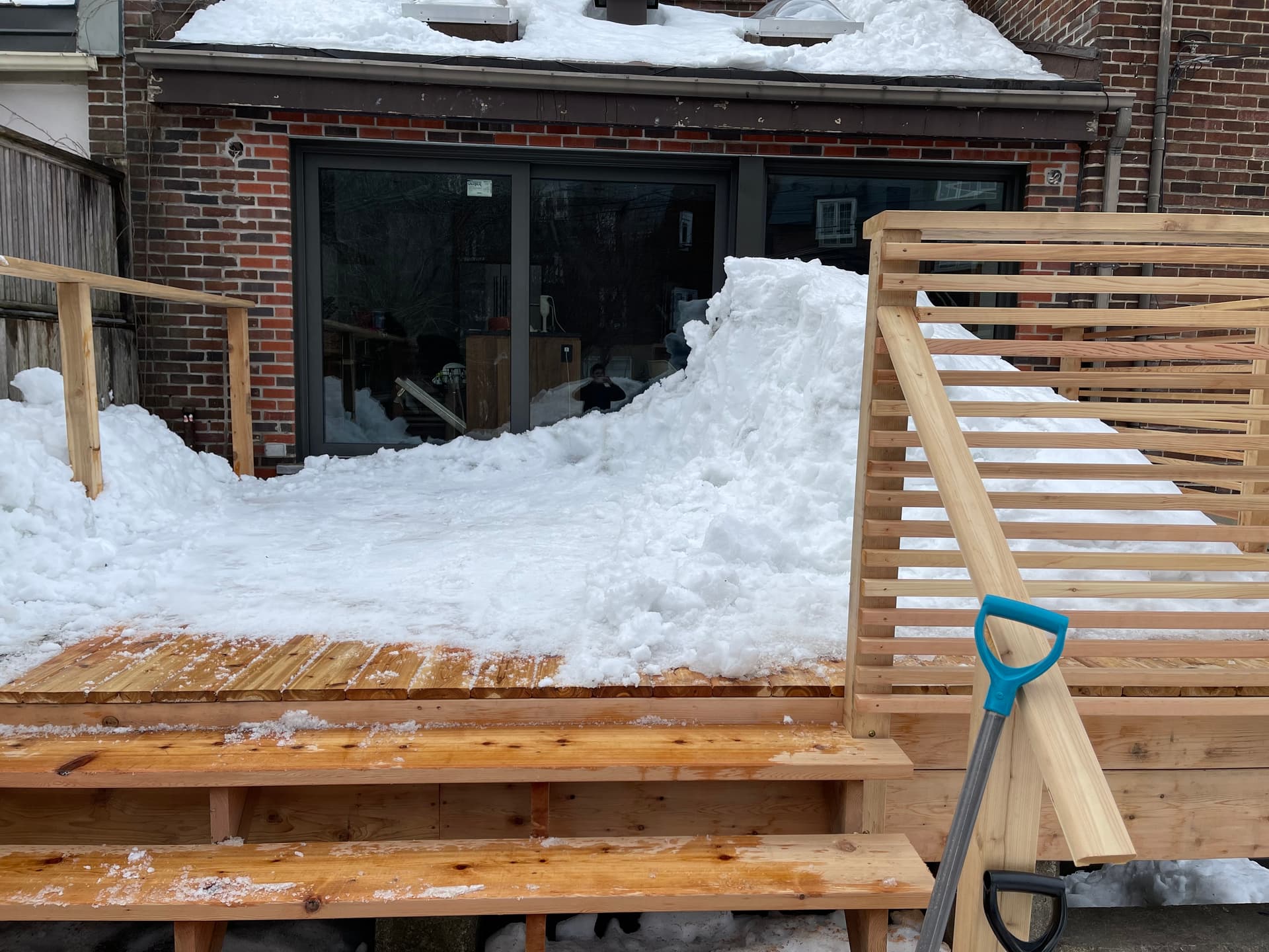 Property before snow removal